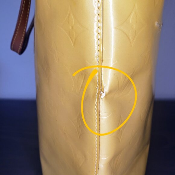 Louis Vuitton Reade Tote - Vintage Butter Cream Vernis Leather - PROJECT BAG - Picture 7 of 15